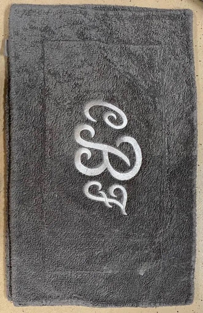 Custom monogram embroidery