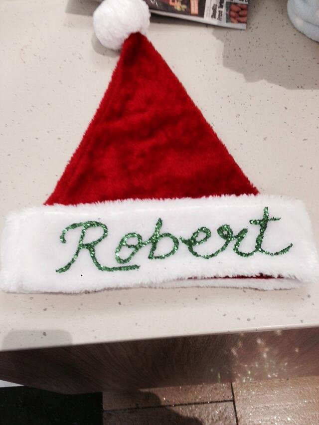 Personalized Santa hat