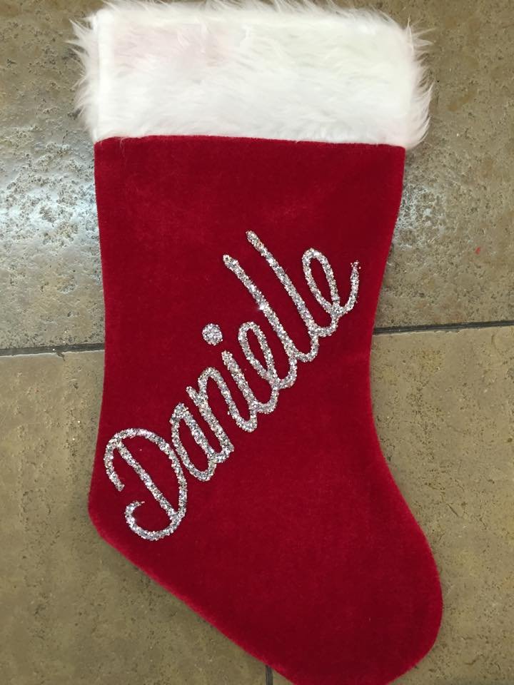 Personalized Christmas stocking
